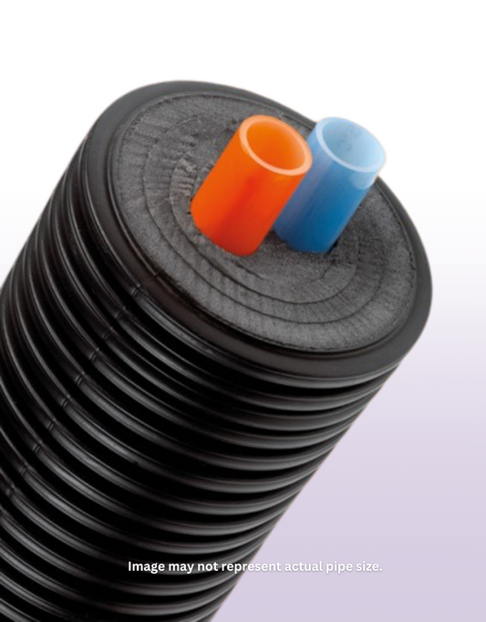 Pre-insulated Double Pipe for Heating Water